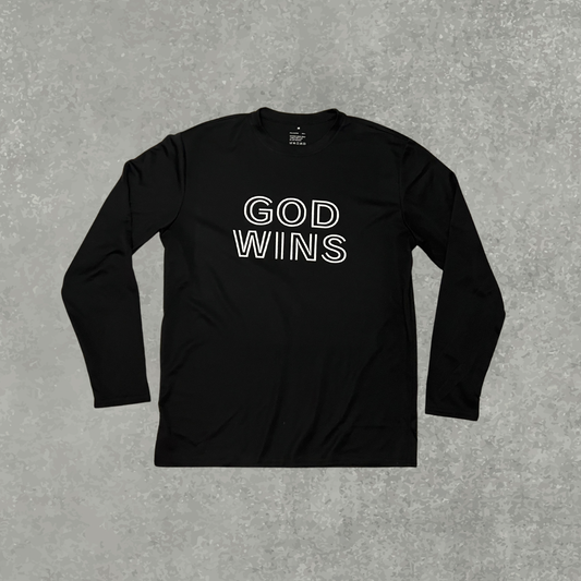 God Wins Performance Long Sleeve