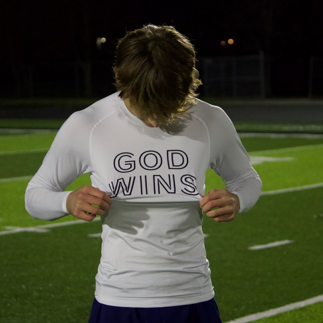 God Wins Compression Long Sleeve